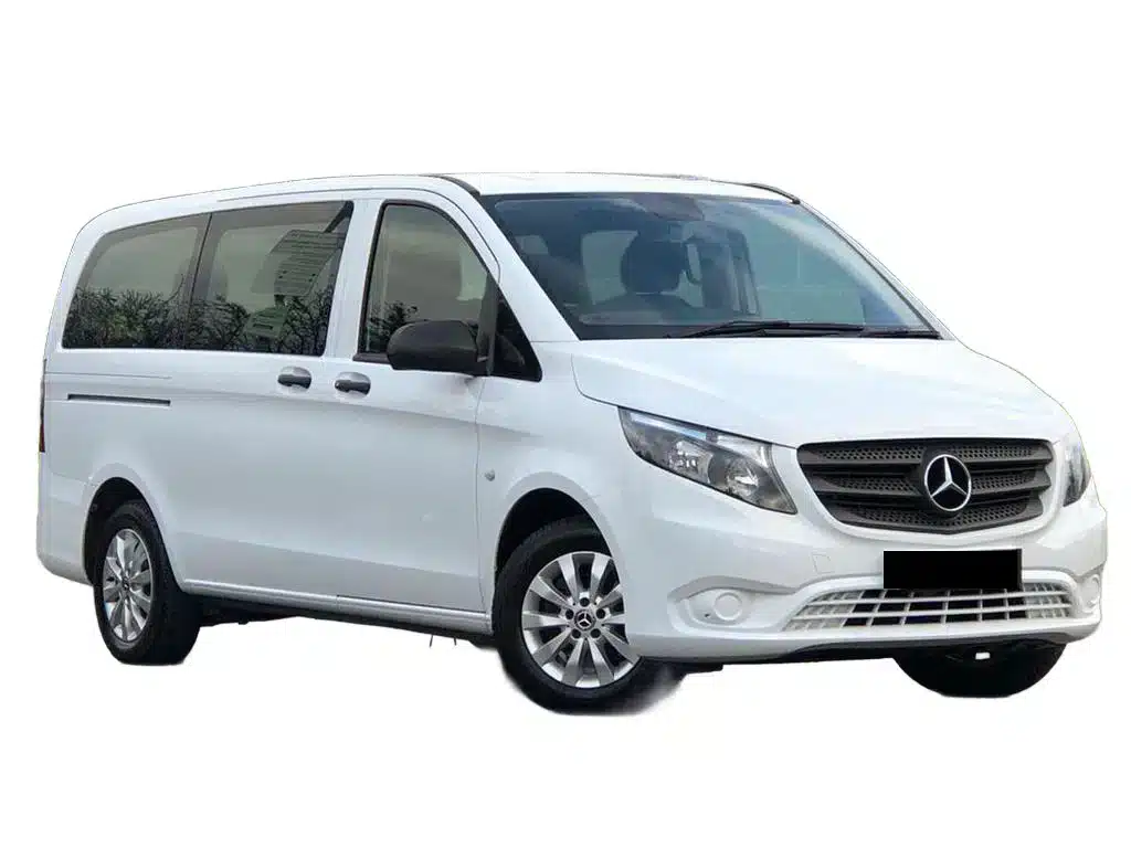 8 seater Heathrow airport minibus hire for small groups with luggage