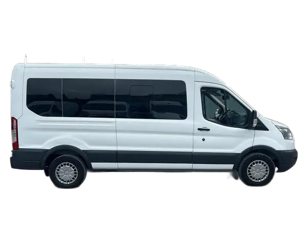 Professional driver providing Heathrow airport minibus service